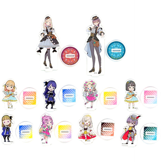 Set of 10 E Prize Acrylic Stand Sega Lucky Kuji Online Love Live! Hasunosora Girls High School Idol Club 105th Term Ver. [USED]