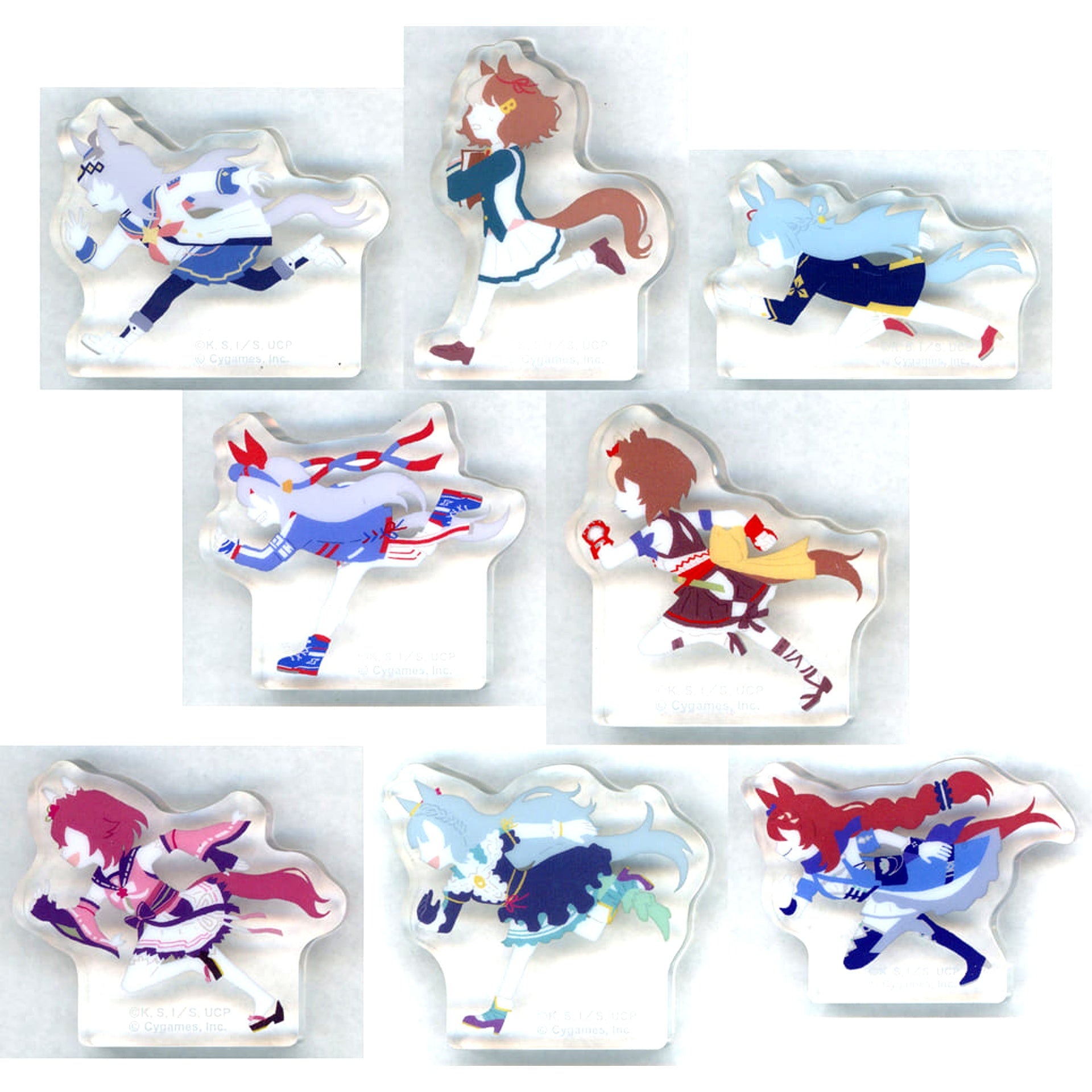 Umamusume: Cinderella Gray Korotto Acrylic Figure Collection Yuru Palette All 8 Types Complete Set [USED]