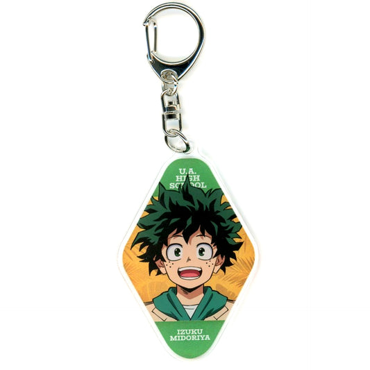 Izuku Midoriya With Name TV Anime My Hero Academia x Tobu Zoo 2025 Illustration Safari Look Ver. Trading Acrylic Keychain [USED]