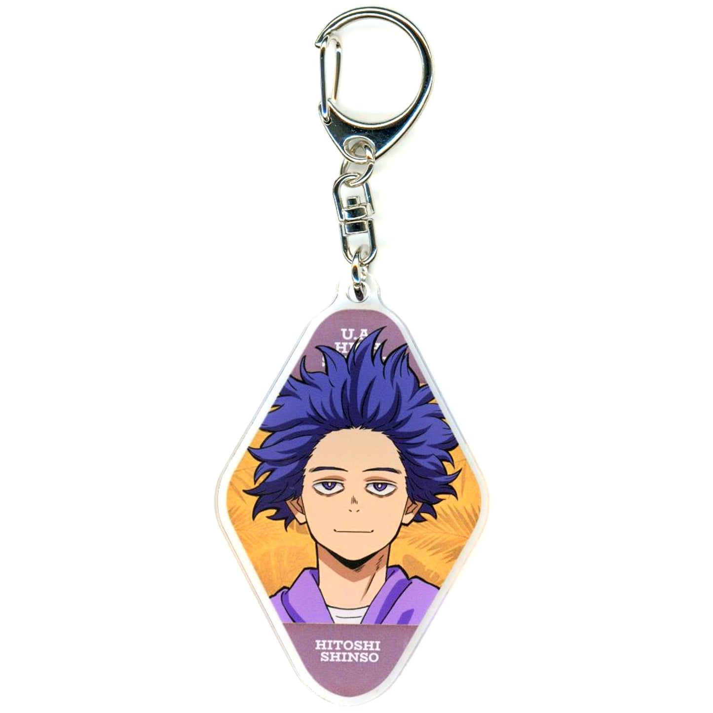 Hitoshi Shinso With Name TV Anime My Hero Academia x Tobu Zoo 2025 Illustration Safari Look Ver. Trading Acrylic Keychain [USED]