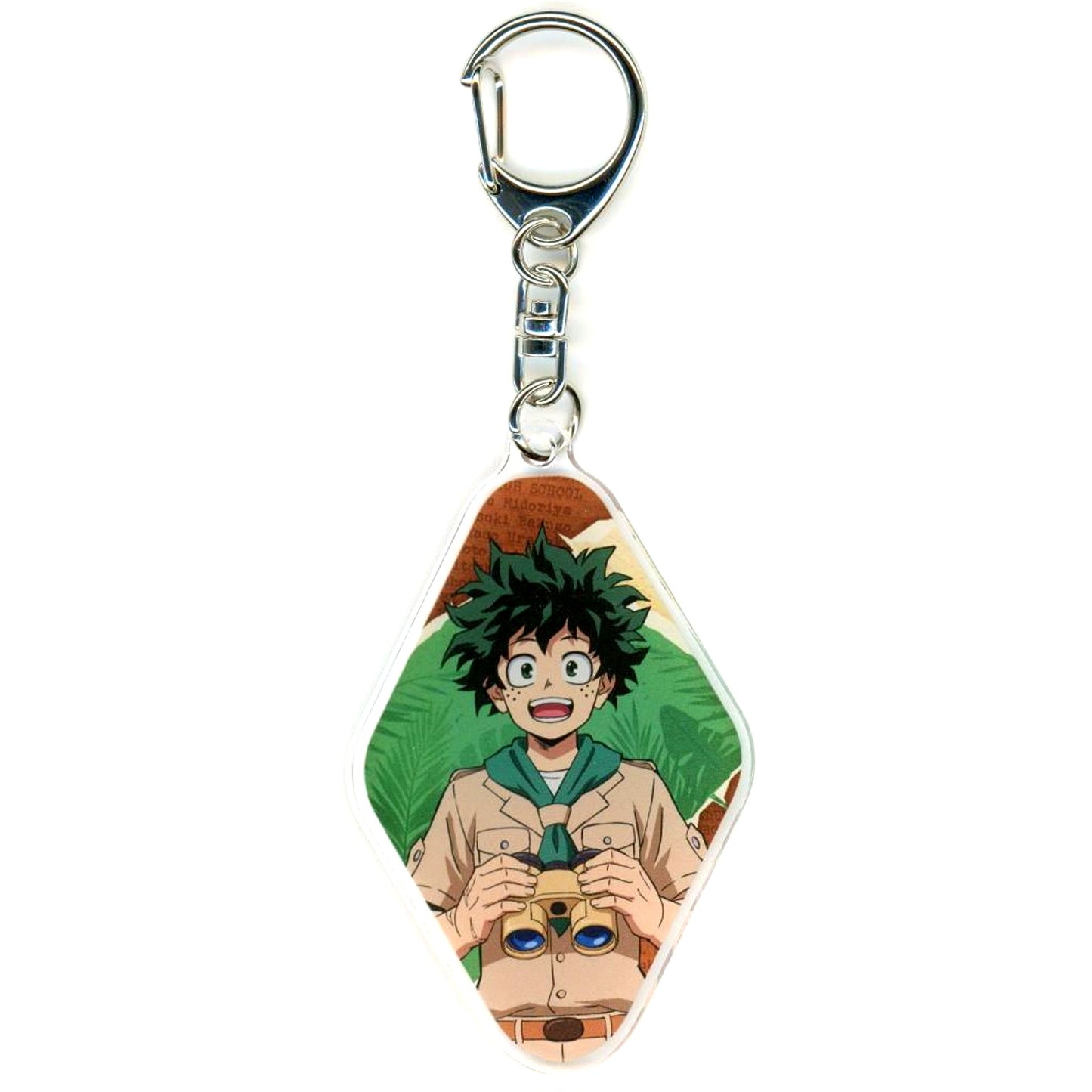 Izuku Midoriya No Name TV Anime My Hero Academia x Tobu Zoo 2025 Illustration Safari Look Ver. Trading Acrylic Keychain [USED]