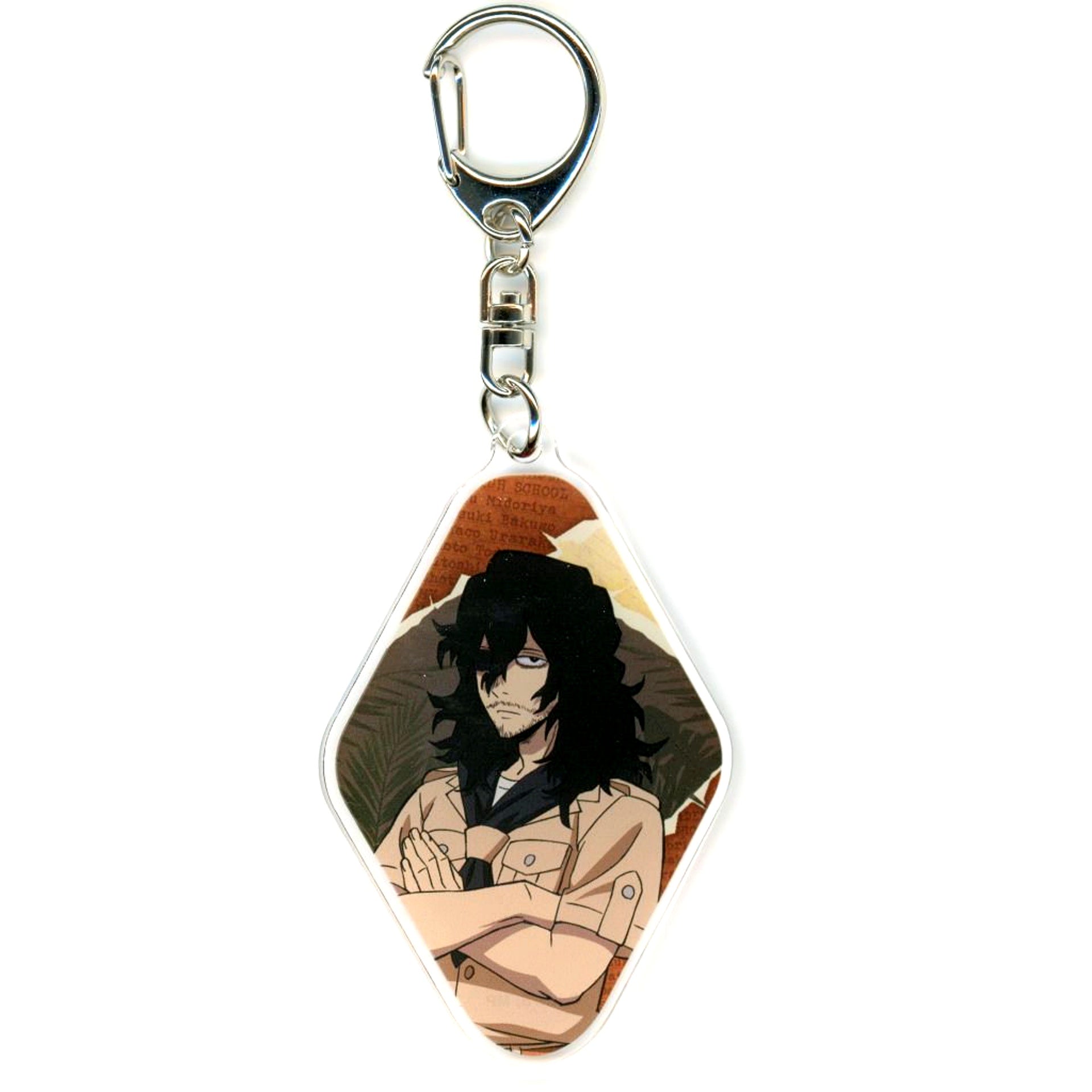 Shota Aizawa No Name TV Anime My Hero Academia x Tobu Zoo 2025 Illustration Safari Look Ver. Trading Acrylic Keychain [USED]