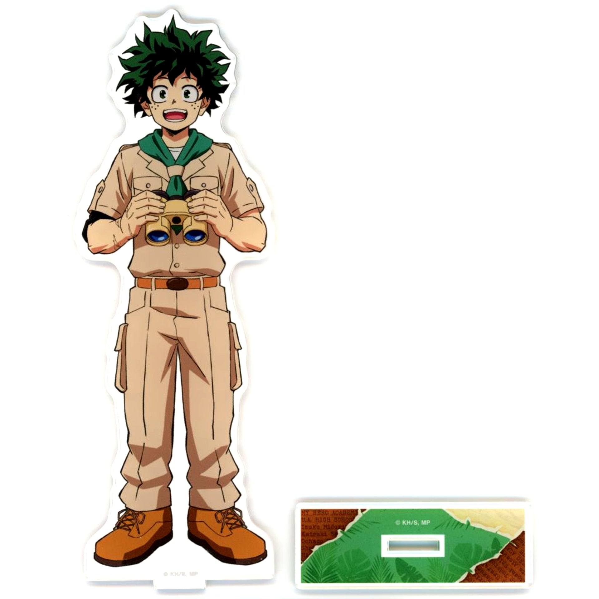 Izuku Midoriya Newly Drawn Safari Look Ver. BIG Acrylic Stand TV Anime My Hero Academia x Tobu Zoo 2025 [USED]