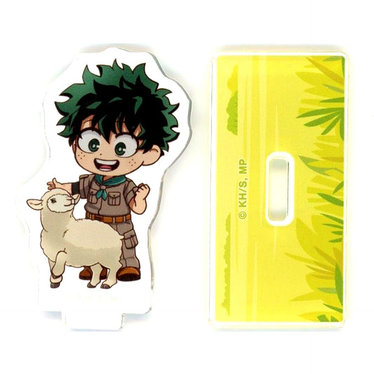 Izuku Midoriya My Hero Academia x Tobu Zoo 2025 Trading Chibi Character Animal Interaction Ver. Acrylic Stand [USED]