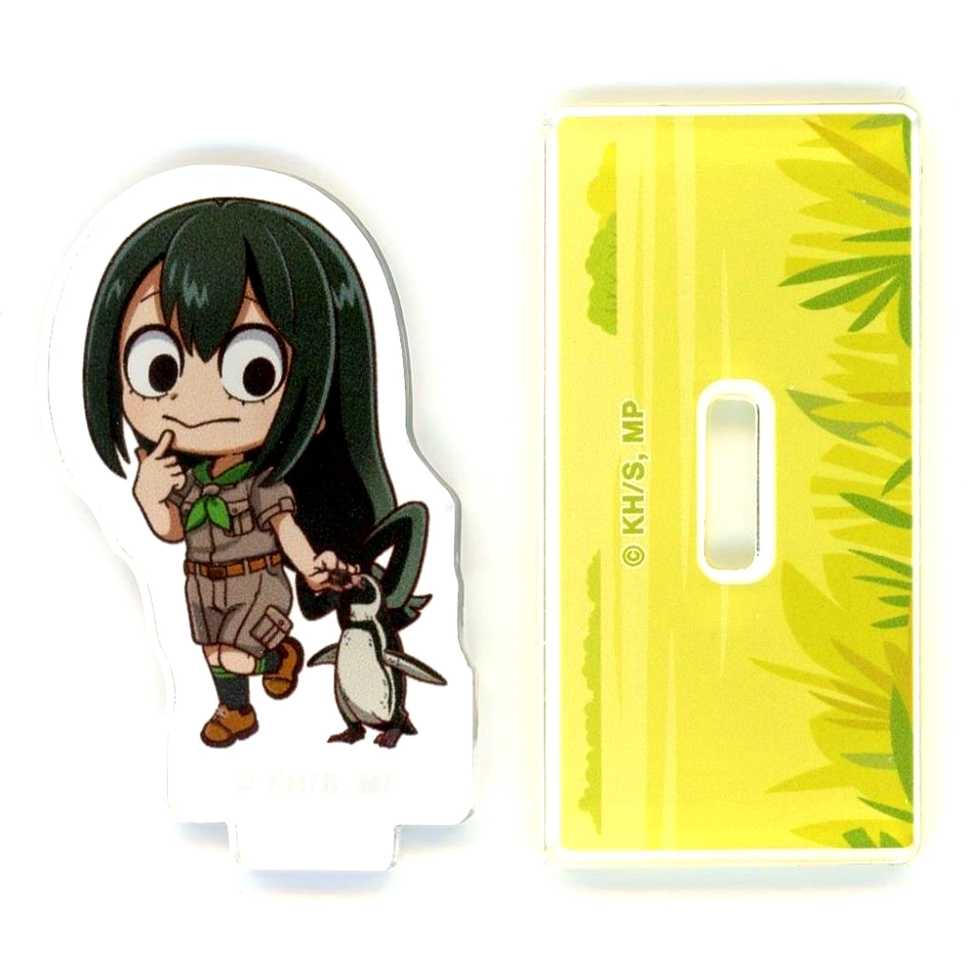 Tsuyu Asui TV Anime My Hero Academia x Tobu Zoo 2025 Trading Chibi Character Animal Interaction Ver. Acrylic Stand [USED]