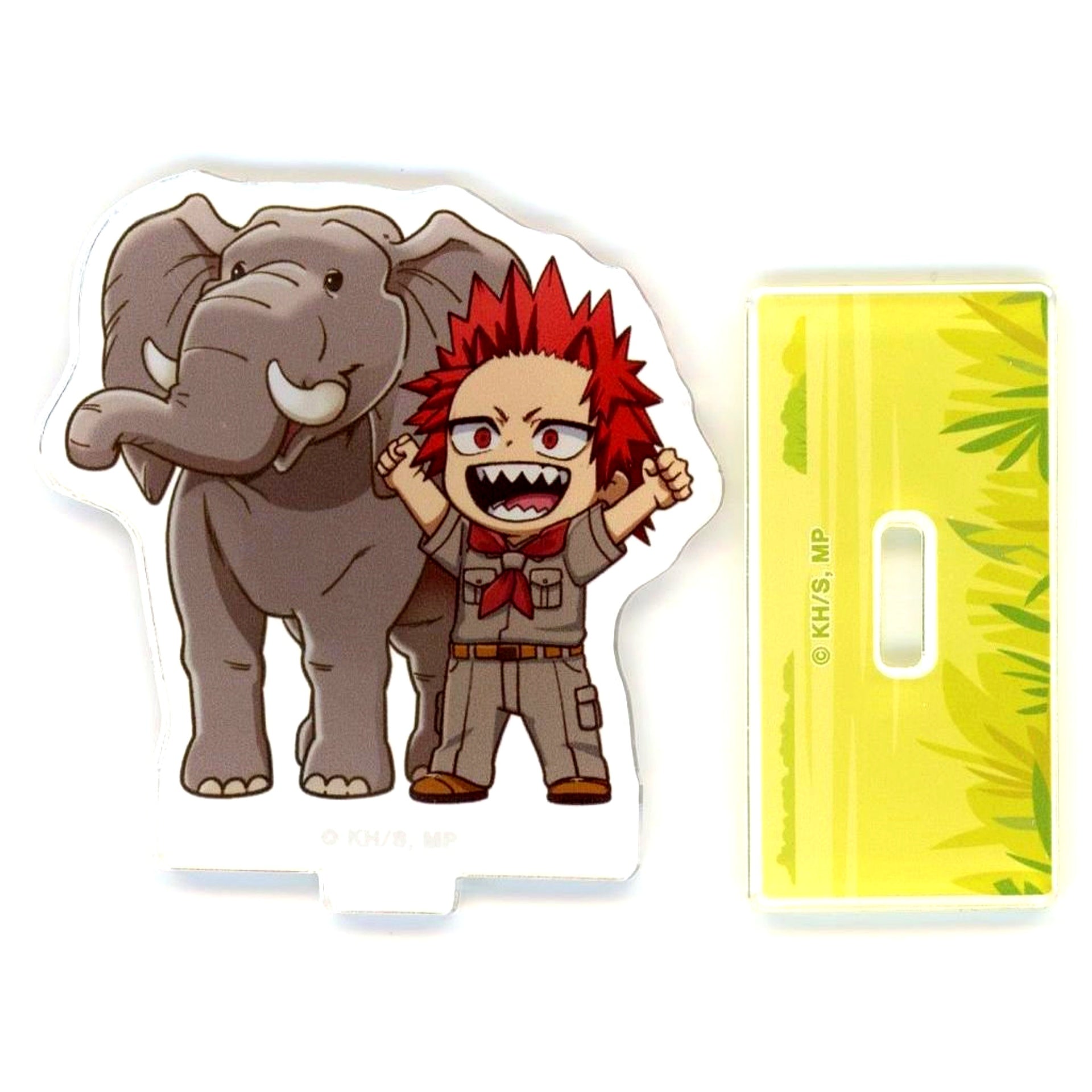 Eijiro Kirishima TV Anime My Hero Academia x Tobu Zoo 2025 Trading Chibi Character Animal Interaction Version Acrylic Stand [USED]