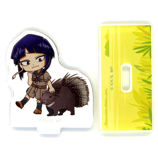 Kyoka Jiro TV Anime My Hero Academia x Tobu Zoo 2025 Trading Chibi Character Animal Interaction Ver. Acrylic Stand [USED]