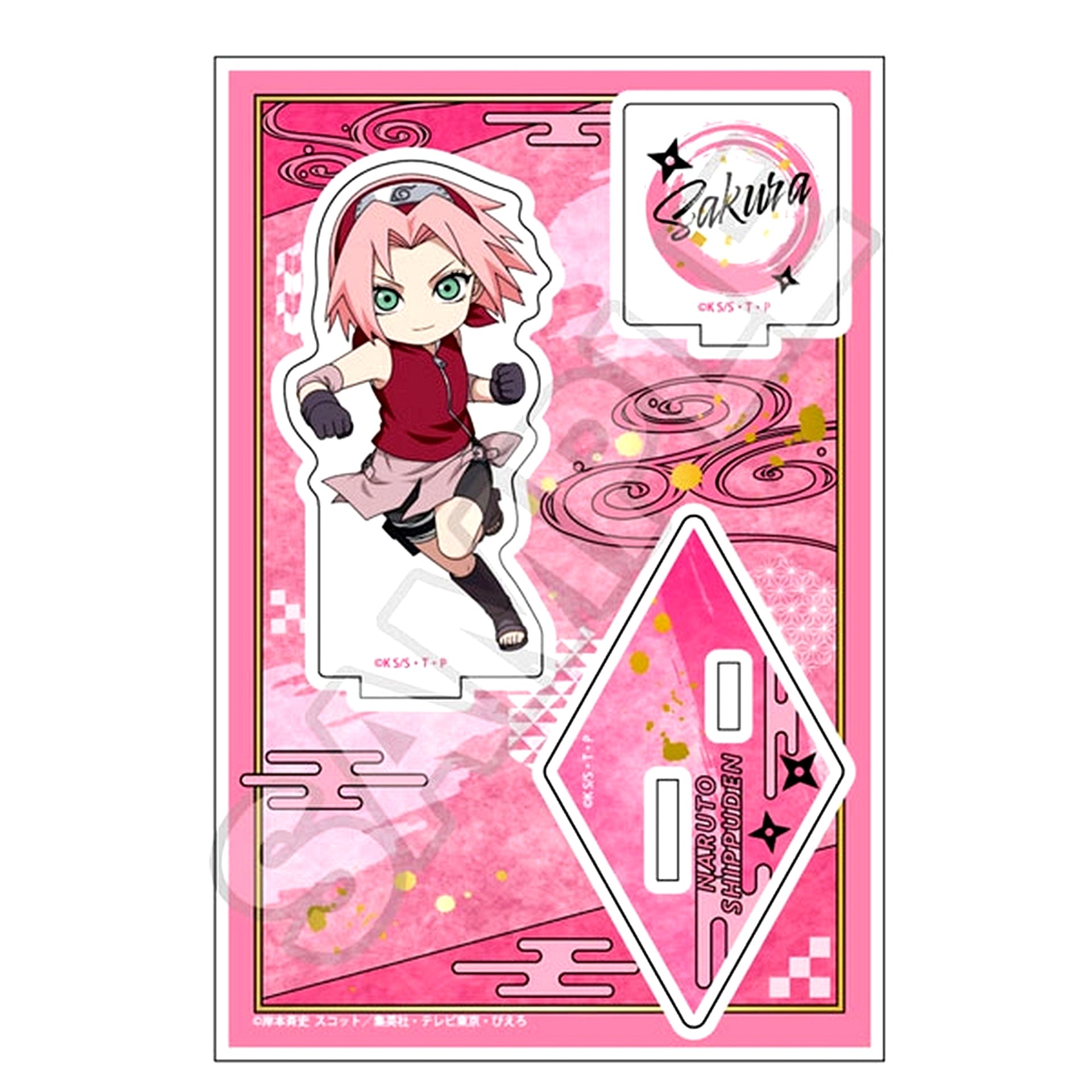 Sakura Haruno Battle Vol. 1 Acrylic Stand Jr. Naruto Shippuden [USED]