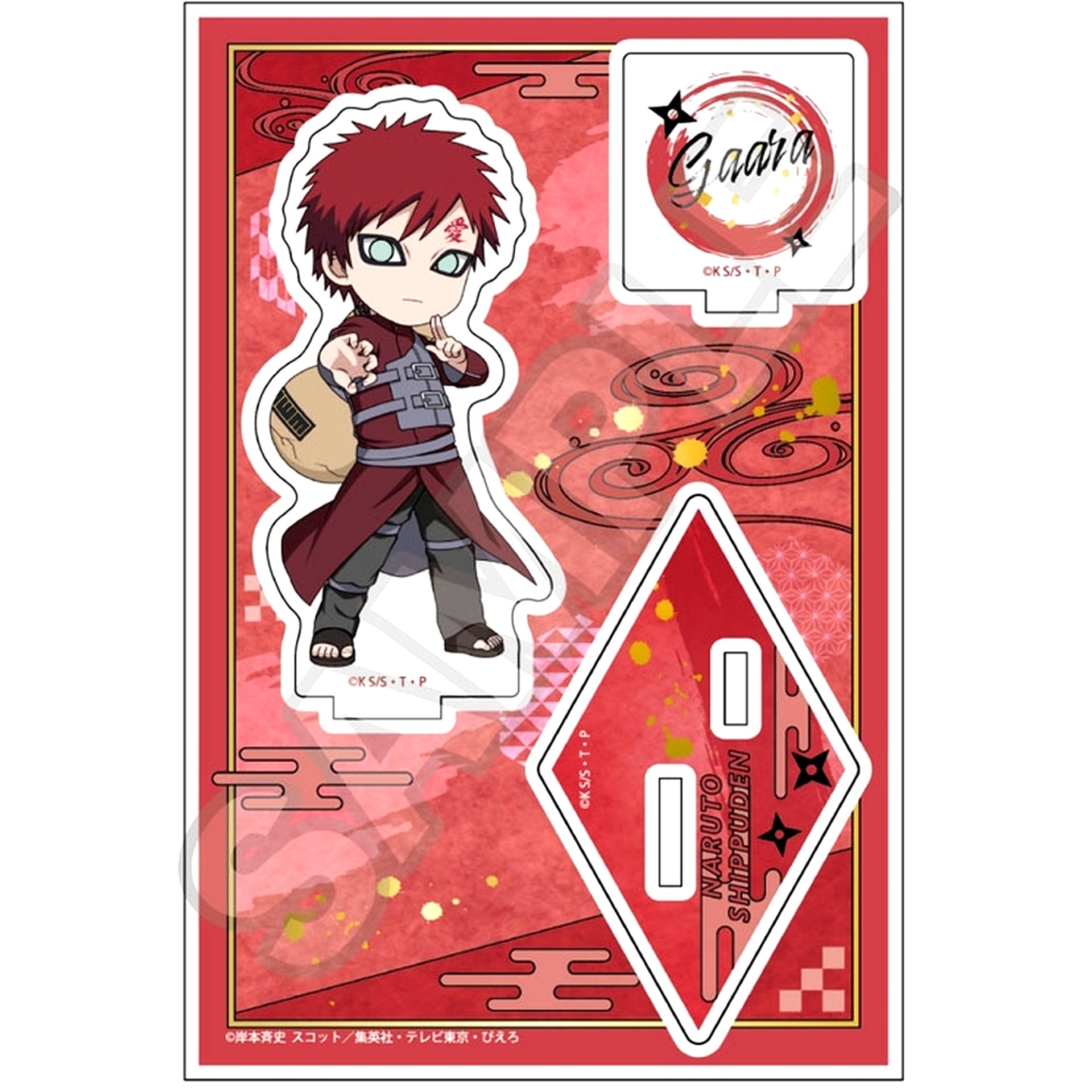 Gaara Battle Vol. 2 Acrylic Stand Jr. Naruto Shippuden [USED]