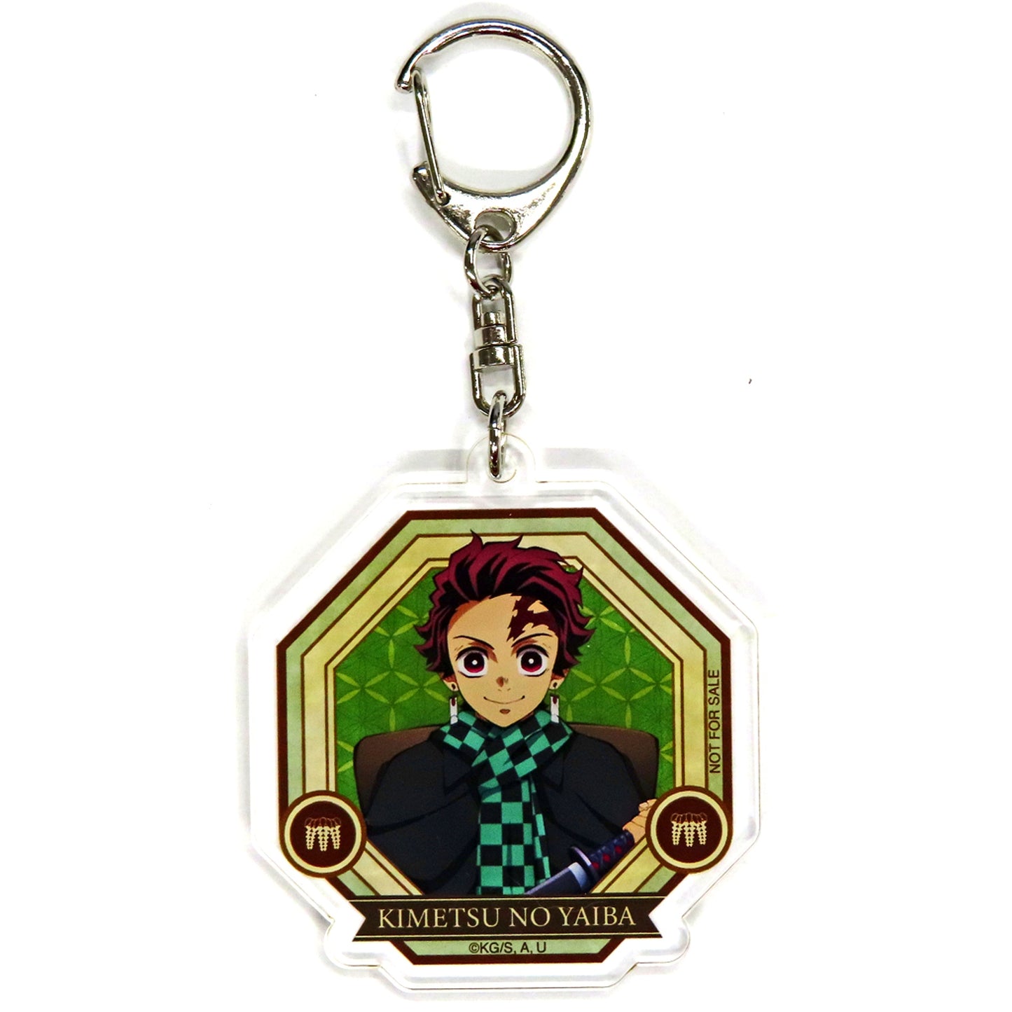 Tanjiro Kamado Demon Slayer Kimetsu no Yaiba Acrylic Charm Non Scale Figure Purchase Bonus [USED]