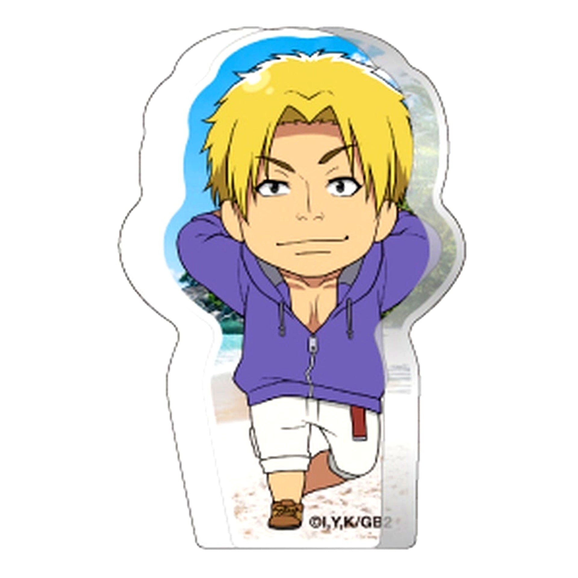 Ryujiro Kotobuki Die Cut Mini Acrylic Block Grand Blue Dreaming Season 2 [USED]