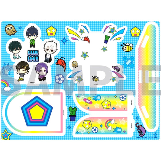 Group Design A 10. Decora Ver. Mini Character Illustration Acrylic Diorama TV Anime Blue Lock [USED]