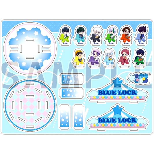 09. Balloon Ver. Mini Character Illustration Acrylic Diorama TV Anime Blue Lock [USED]