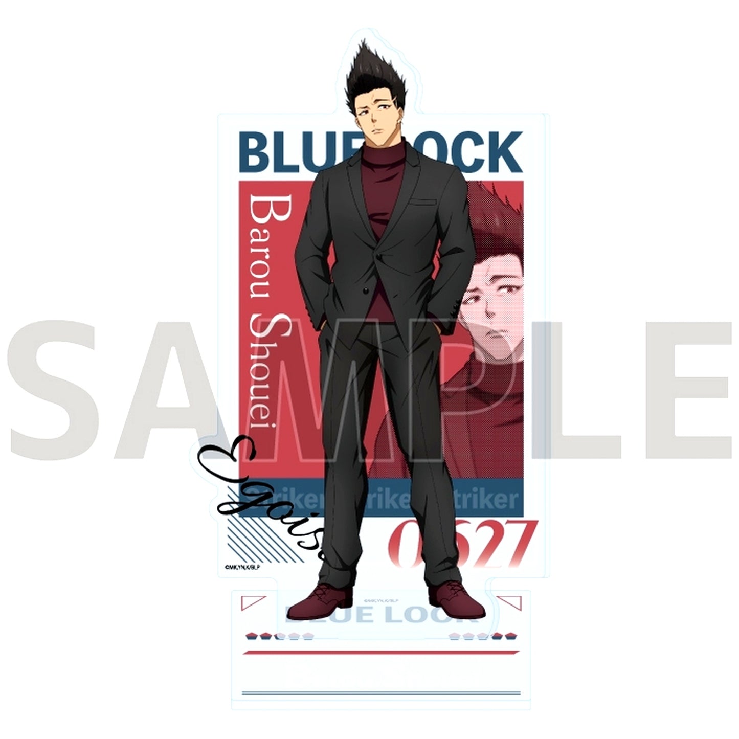 Shoei Baro 29. Suit Ver. Illustration Acrylic Stand TV Anime Blue Lock [USED]