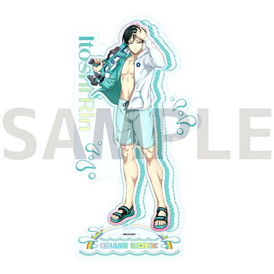 Rin Itoshi 32. Swimsuit Ver. Illustration Acrylic Stand TV Anime Blue Lock [USED]