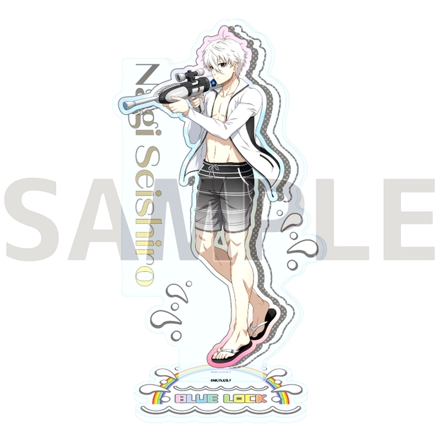 Seishiro Nagi 33. Swimsuit Ver. Illustration Acrylic Stand TV Anime Blue Lock [USED]