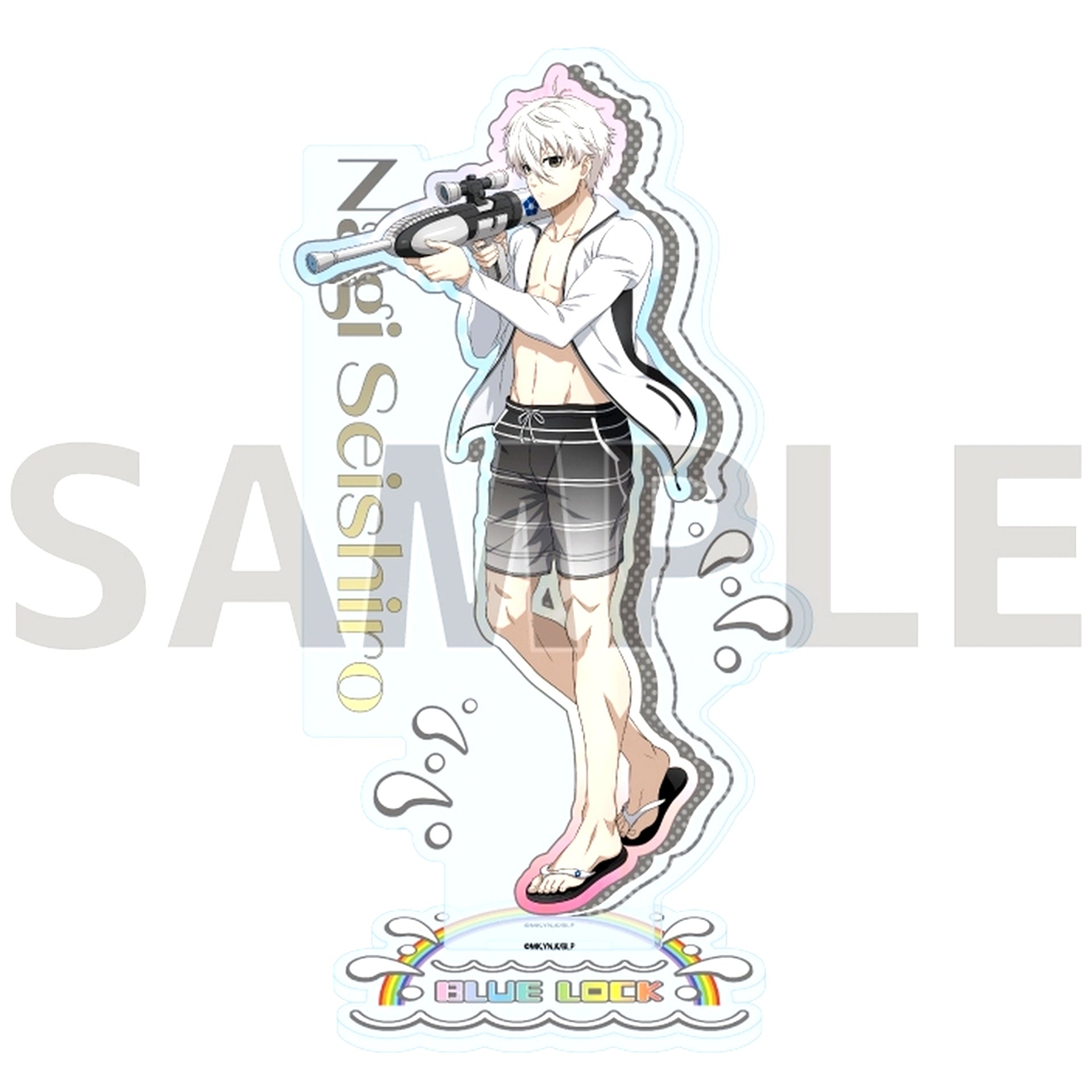 Seishiro Nagi 33. Swimsuit Ver. Illustration Acrylic Stand TV Anime Blue Lock [USED]