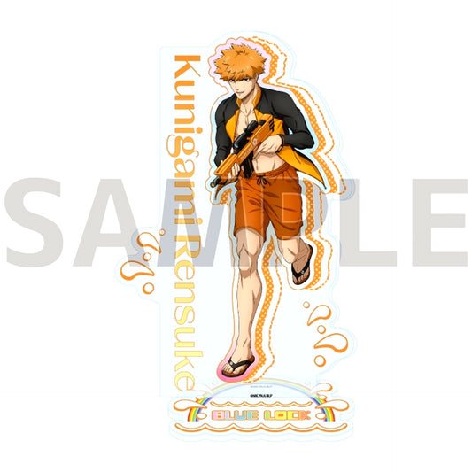 Rensuke Kunigami 37. Swimsuit Ver. Illustration Acrylic Stand TV Anime Blue Lock [USED]
