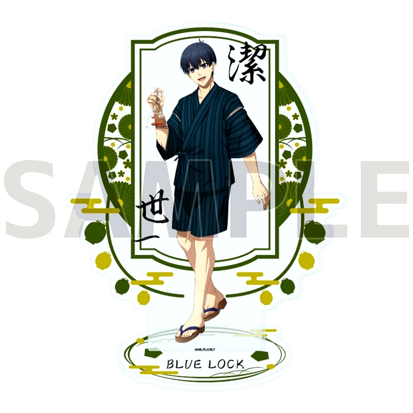 Yoichi Isagi 38. Jinbei Ver. Illustration Acrylic Stand TV Anime Blue Lock [USED]