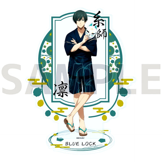 Rin Itoshi 39. Jinbei Ver. Illustration Acrylic Stand TV Anime Blue Lock [USED]