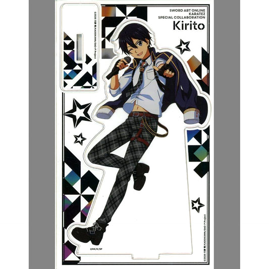 Kirito Acrylic Stand Sword Art Online x Karaoke no Tetsujin KARATEZ On Stage [USED]