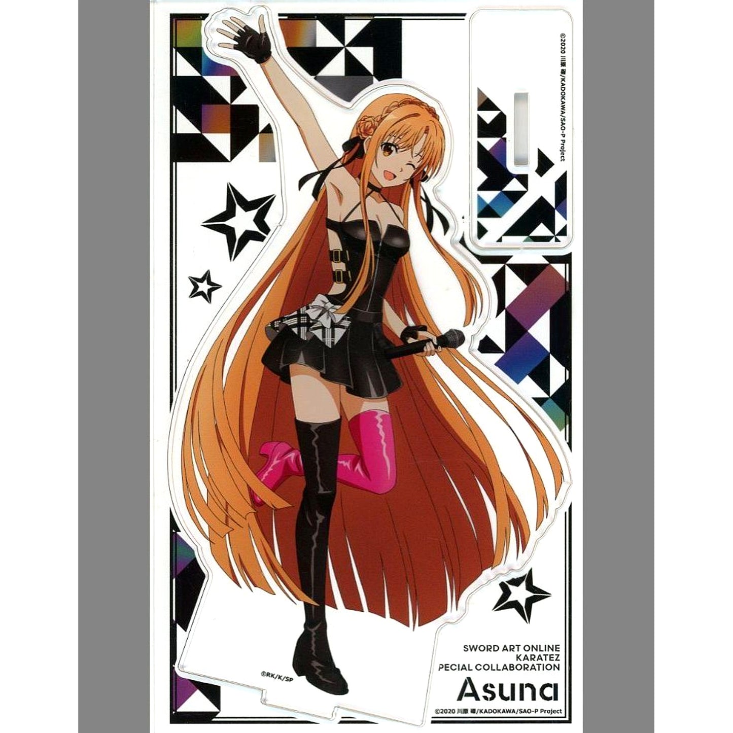 Asuna Acrylic Stand Sword Art Online x Karaoke no Tetsujin KARATEZ On Stage [USED]