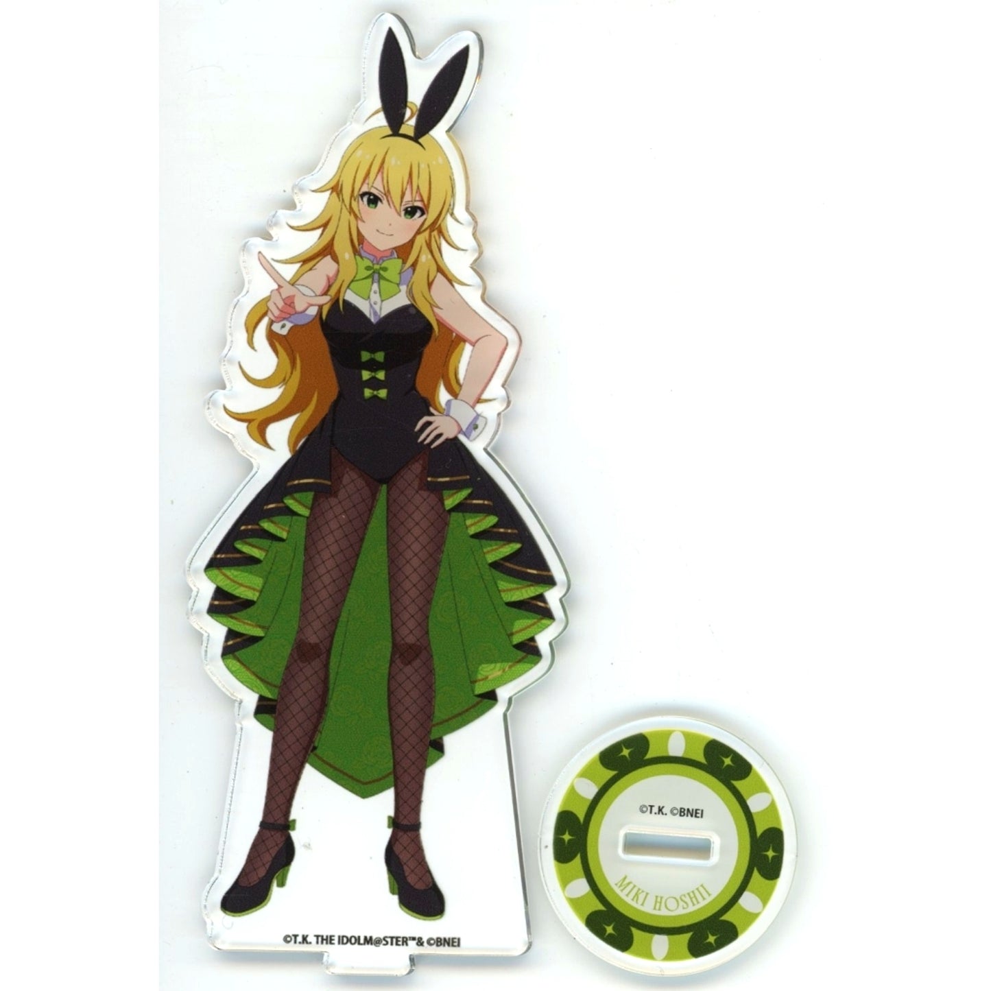 Miki Hoshii Illustration Acrylic Stand DMM Scratch! Idolmaster 961 Production Scratch B-1 Prize [USED]