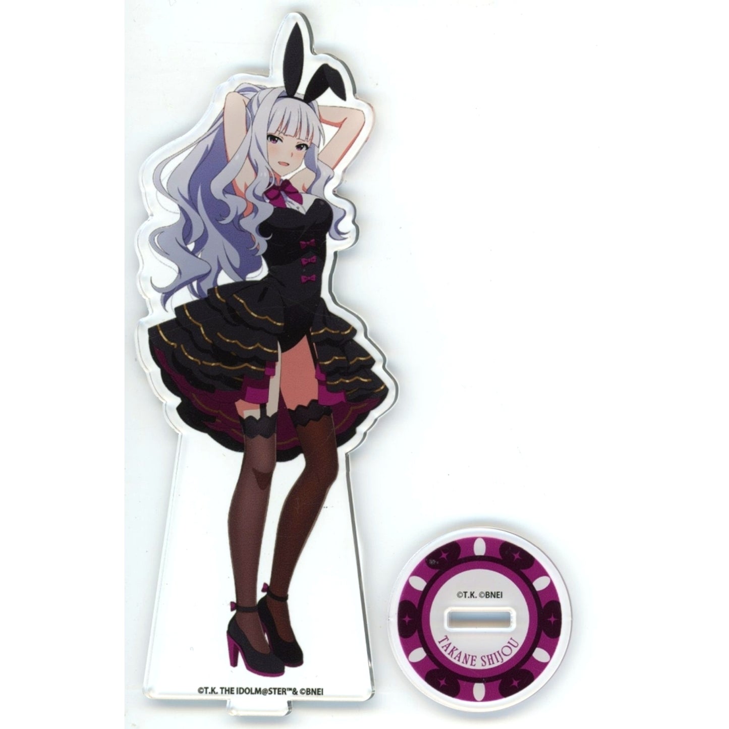 Takane Shijou Illustration Acrylic Stand DMM Scratch The Idolmaster 961 PRODUCTION Scratch B-3 Prize [USED]