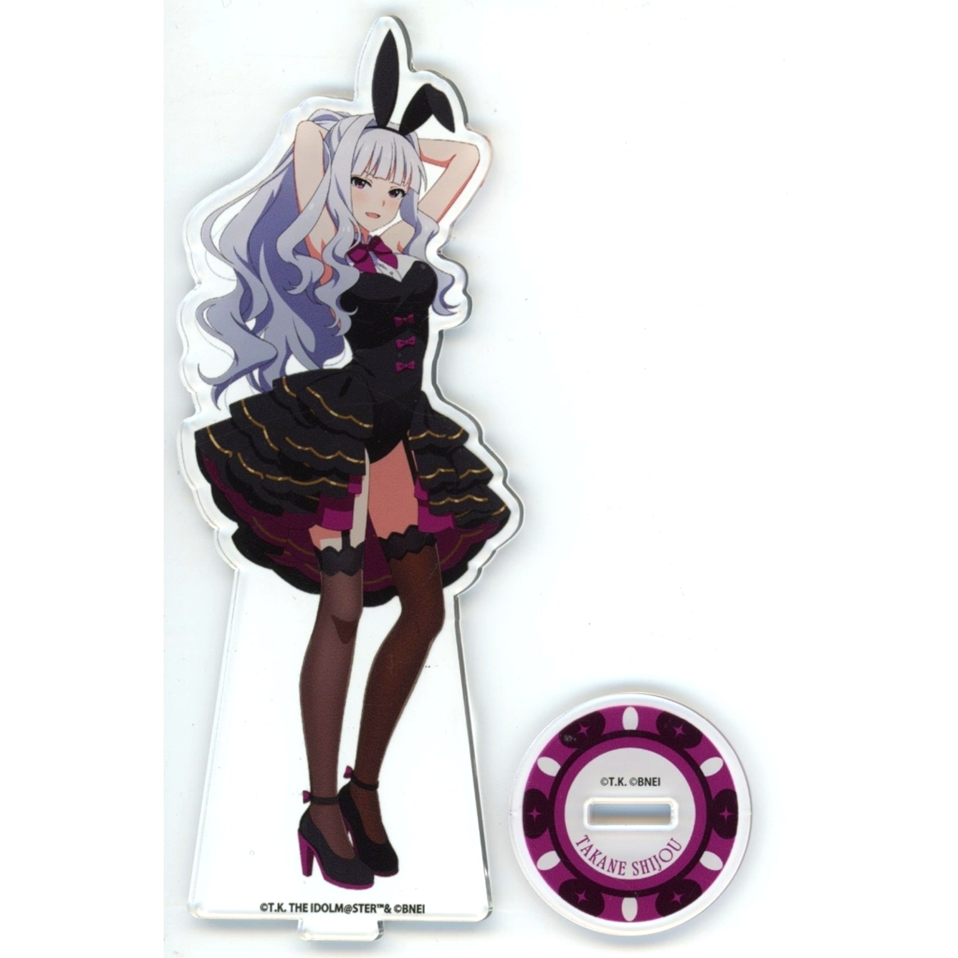 Takane Shijou Illustration Acrylic Stand DMM Scratch The Idolmaster 961 PRODUCTION Scratch B-3 Prize [USED]