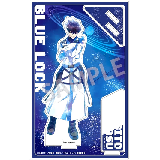 Tabito Karasu Cyberpunk Revival KamiAni TOUCH Acrylic Stand Blue Lock [USED]