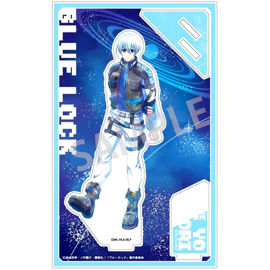 Yo Hiori Cyberpunk Revival Kamiani TOUCH Acrylic Stand Blue Lock [USED]