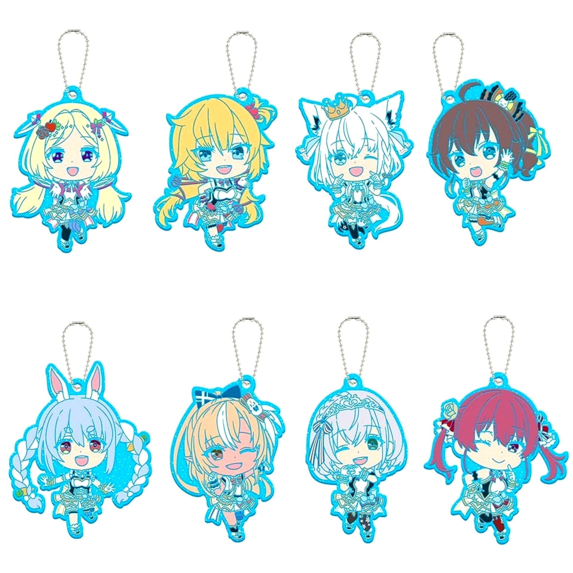 Virtual YouTuber hololive Capsule Rubber Mascot Origin 2 Complete Set of 8 Types [USED]