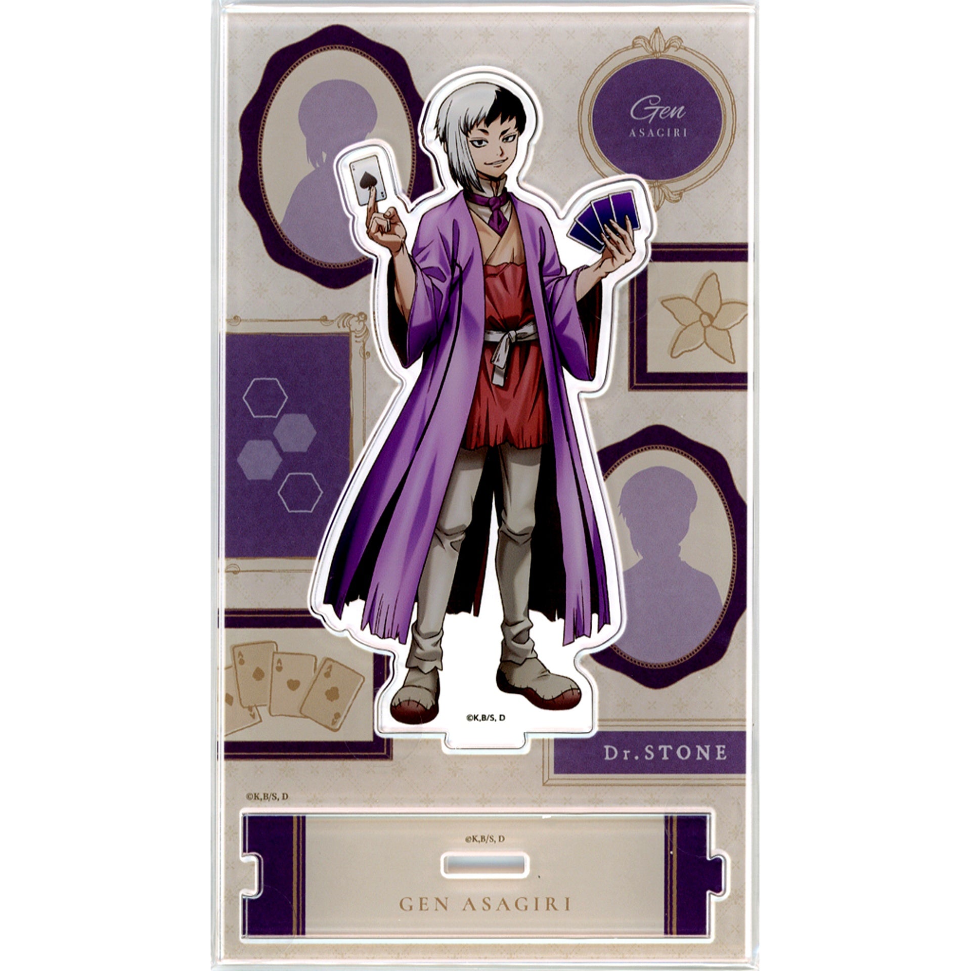 Gen Asagiri - Present Acrylic Stand Journey of Growth Ver. Dr. Stone POP-UP SHOP Journey of Growth Ver. [USED]
