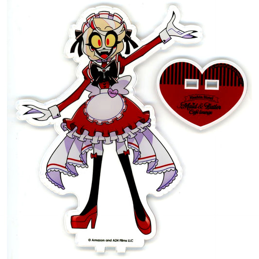 Charlie Hazbin Hotel x animatecafe Maid & Butler Cafe lounge Acrylic Stand [USED]