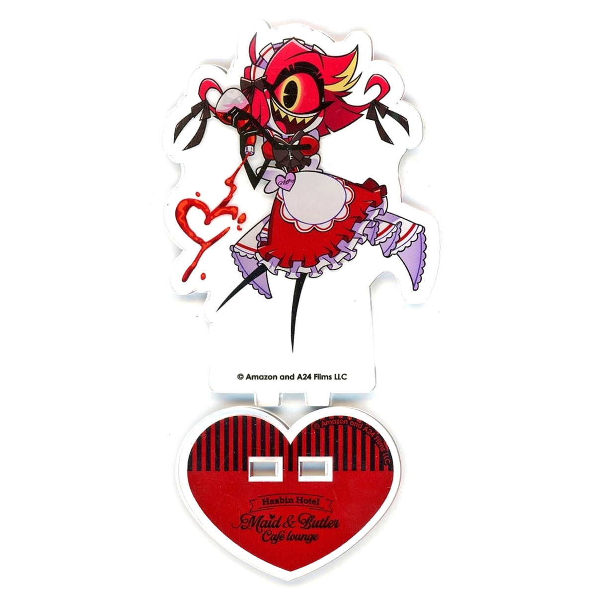 Niffty Acrylic Stand Hazbin Hotel x animate Cafe Maid & Butler Cafe Lounge [USED]