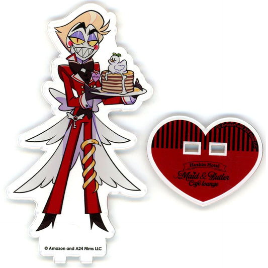 Lucifer Hazbin Hotel x animatecafe Maid & Butler Cafe lounge Acrylic Stand [USED]