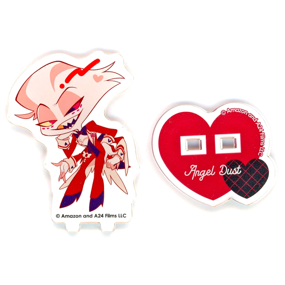 Angel Dust Hazbin Hotel x animatecafe Maid and Butler Cafe lounge Group A Trading Mini Acrylic Stand [USED]