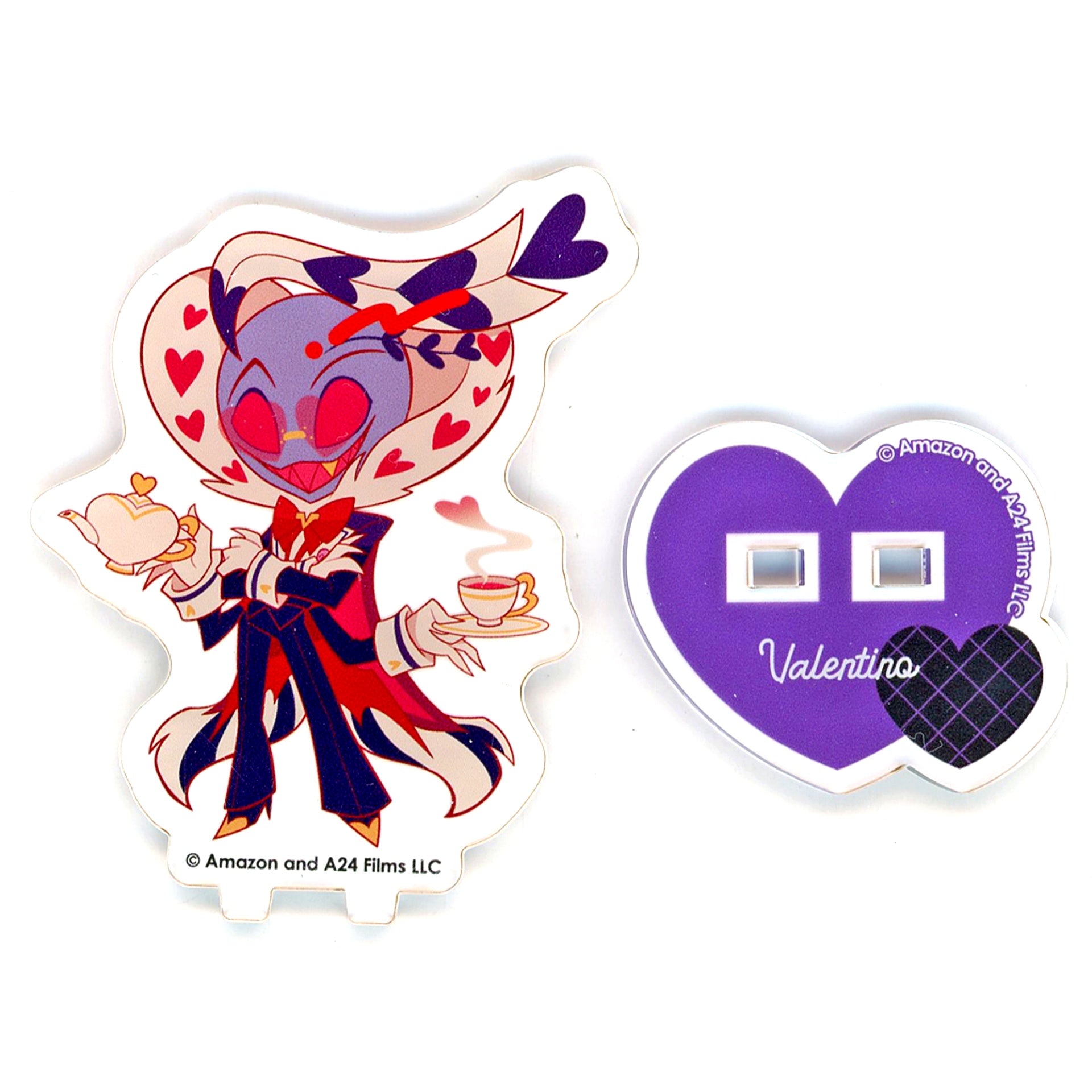 Valentino Hazbin Hotel x animatecafe Maid & Butler Cafe lounge Trading Mini Acrylic Stand Group B [USED]