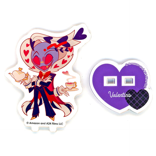 Valentino Hazbin Hotel x animatecafe Maid & Butler Cafe lounge Trading Mini Acrylic Stand Group B [USED]