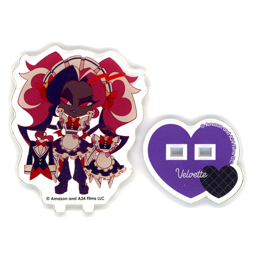 Velvette Hazbin Hotel x animatecafe Maid & Butler Cafe lounge Trading Mini Acrylic Stand Group B [USED]