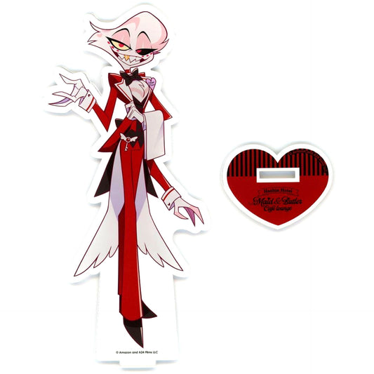 Angel Dust Hazbin Hotel x animatecafe Maid and Butler Cafe lounge Extra Large Acrylic Stand [USED]
