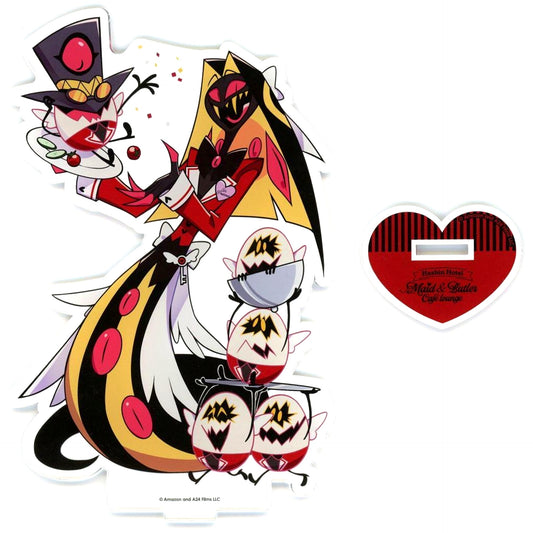Sir Pentious Extra Large Acrylic Stand Hazbin Hotel x animatecafe Maid and Butler Cafe lounge [USED]