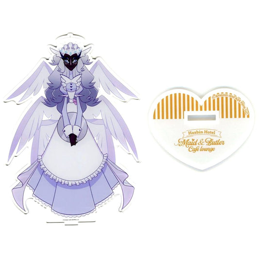 Sera Hazbin Hotel x animatecafe Maid and Butler Cafe lounge Extra Large Acrylic Stand [USED]