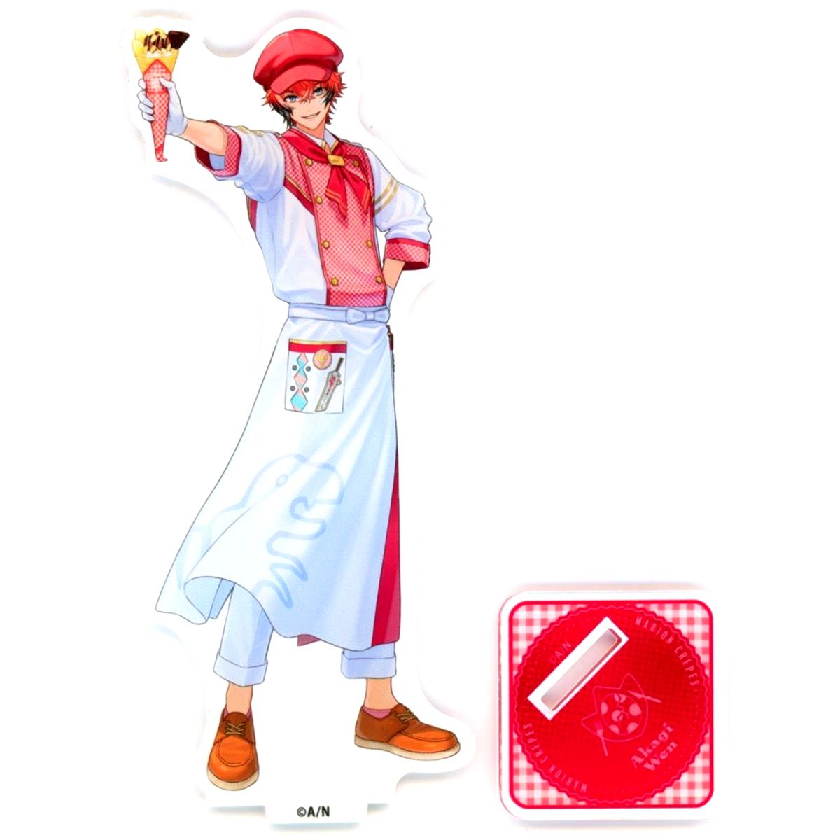 Akagi Wen Life Size Acrylic Stand Virtual YouTuber Nijisanji Oriens x MARION CREPES [USED]