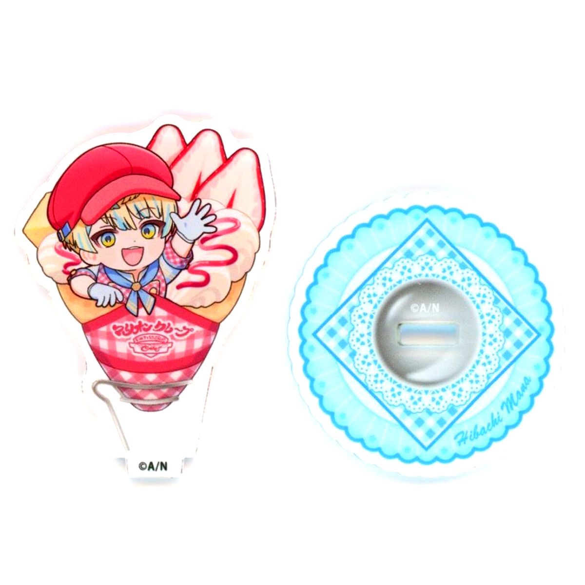 Hibachi Mana Virtual YouTuber Nijisanji Trading Acrylic Stand Oriens x MARION CREPES [USED]