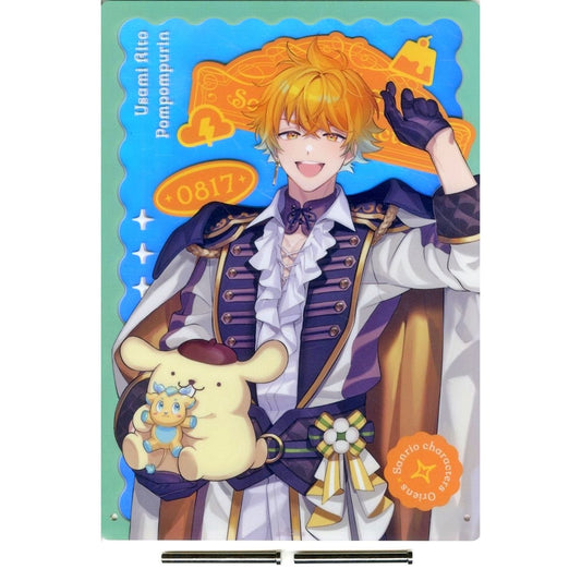 Usami Rito x Pompompurin Aurora Acrylic Panel Virtual YouTuber Nijisanji Oriens x Sanrio Characters [USED]