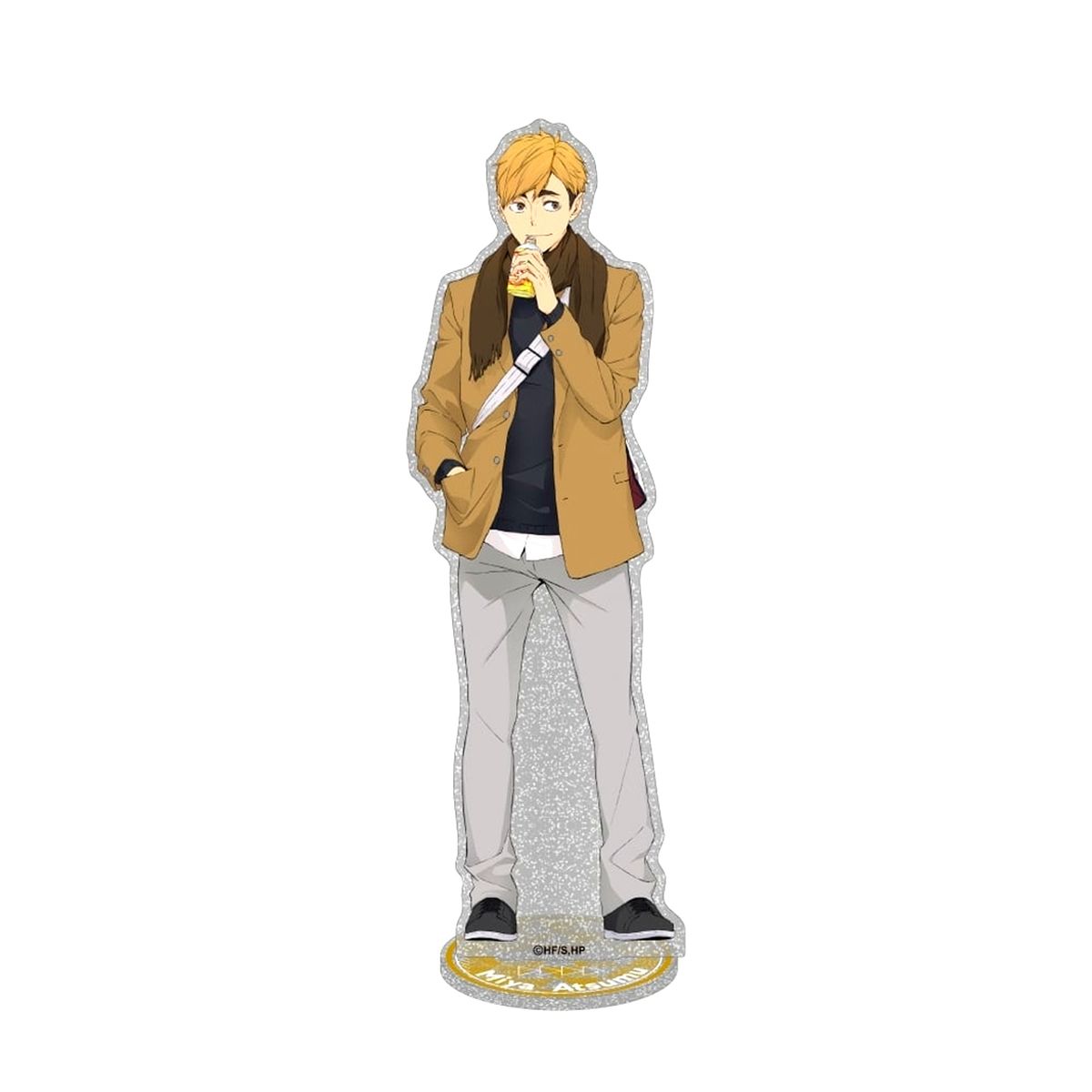 Atsumu Miya Haikyu!! Glitter Acrylic Stand Winter Uniform Ver. [USED]