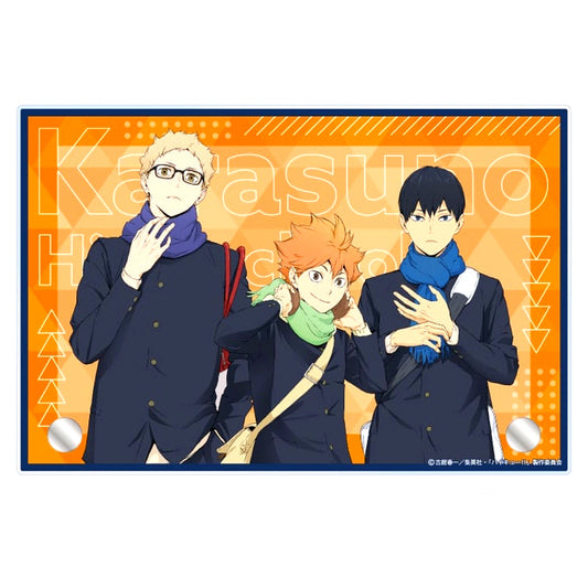 Karasuno Acrylic Art Board Winter Uniform Ver. Haikyu!! [USED]