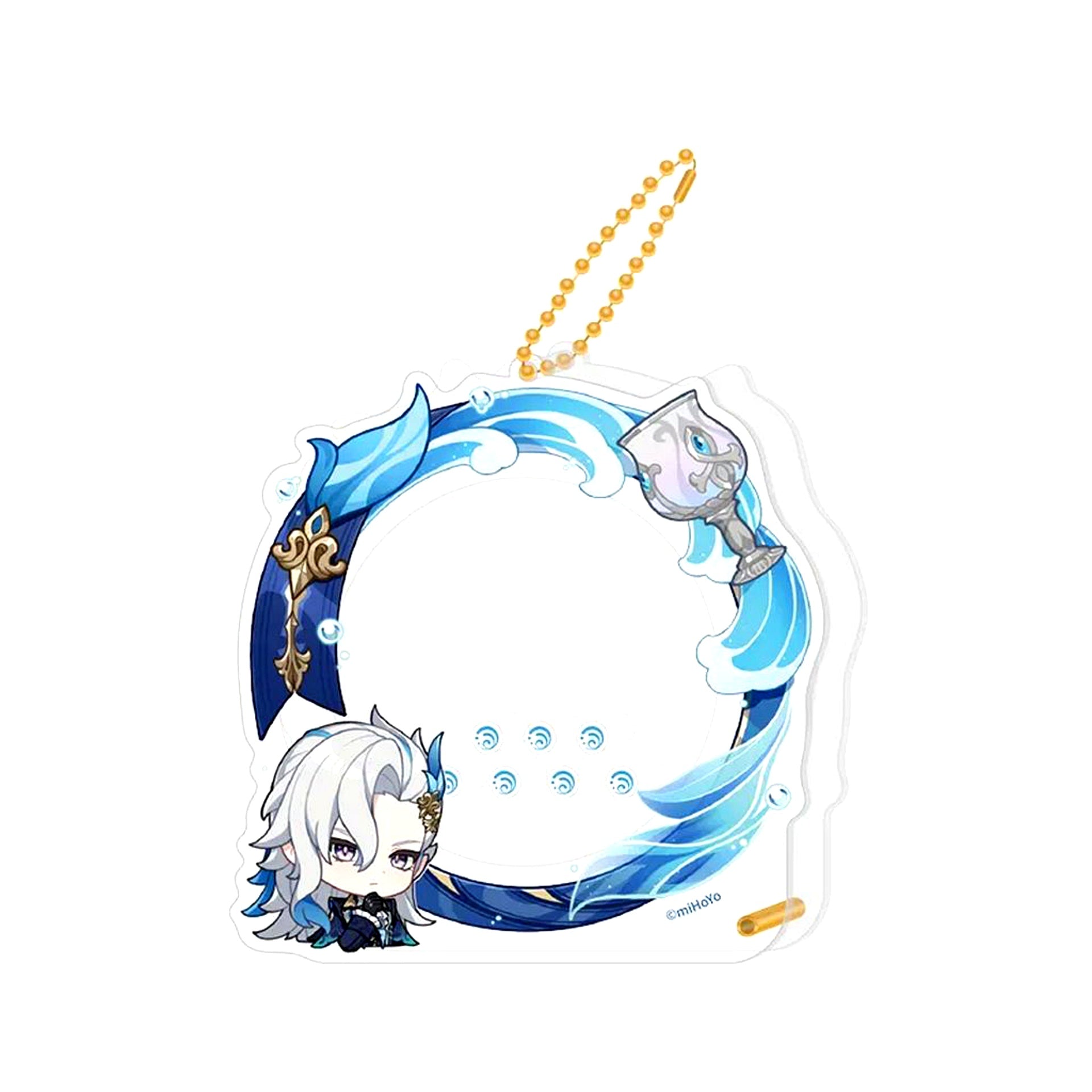 Neuvillette Genshin Impact Icon Series Acrylic Button Holder [USED]
