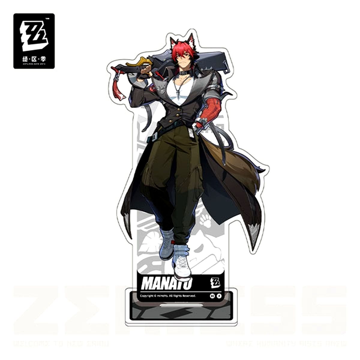 Komano Manato Zenless Zone Zero Standing Art Series Acrylic Stand [USED]